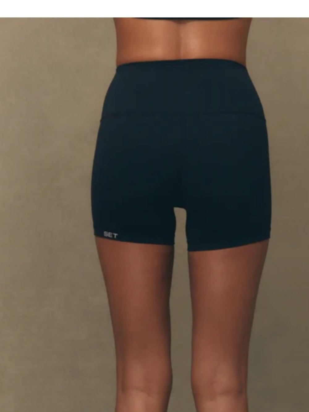 2pc SET Active Matching Workout Black Onyx Breathe 1.0 Base Bra & Shorts M - Picture 6 of 8